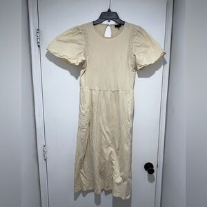 Who What Wear Cream Color Dress